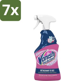 7 x Vanish Oxi Action - Vlekkenverwijderaar Spray - Voor Tapijt. Textiel & Vloerbekleding - 500 ml - Vlekkenverwijderaar - Tapijt Reinigen - Textiel Reinigen - Vlekken Verwijderen - Vlekken Op Kleding — thumbnail 1
