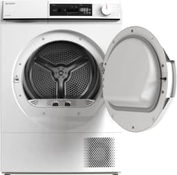 Sharp KDNHA8S6PWEBX- warmtepomp droger – 8 kg – energie label E – 15 programma’s – LED binnenverlichting – wit — thumbnail 5