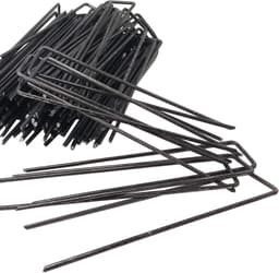 50x Grondankers U-Vorm 150mm - Verzinkte Tuinharingen voor Folie, Worteldoek en Slangen — thumbnail 2