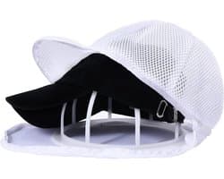 Wasring voor petten - pettenwasser met kaphouder en waszak - hoedenwas in wasmachine of vaatwasser - mesh beschermframe (27 x 22 cm)