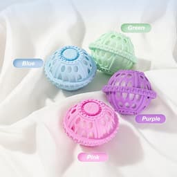 Haarfilter - Wasmachine Haar Filter - 4 stuks Wasmachine Reiniger Haarvanger - Haarverwijderaar voor de wasmachine - Anti-klit - Verwijdert hondenhaar en huidschilfers van kleding - 8,5*7 cm - Vier kleuren — thumbnail 4