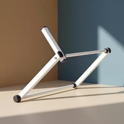 Inklapbaar droogrek met 11 stangen, uitschuifbaar tot 74 cm, wit — thumbnail 4