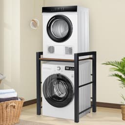 Wasrek Boven Wasmachine en Droger - Ruimtebesparende Kast met 3 Hoogtes — thumbnail 1