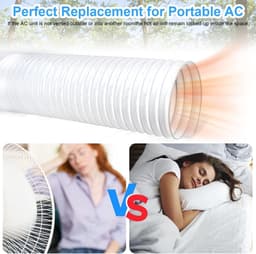 Afvoerslang Airco - Verlengkabel Slang - Ventilatie Afvoer - Uitschuifbaar Lengte - Diameter 150mm - Rood — thumbnail 4