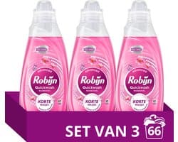 Robijn Quickwash - Vloeibaar Wasmiddel - Sunset Bloom - 3 flessen - 66 Wasbeurten - Voordeelverpakking