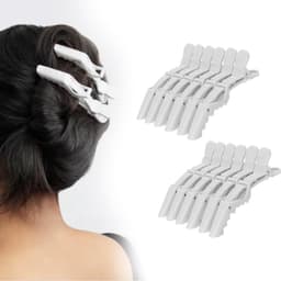 12x Professionele Gesegmenteerde Krokodillenharen Clips voor Styling en Kapsalongebruik — thumbnail 1