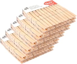 Ibex Wasknijpers - Hout - 48 stuks — thumbnail 2