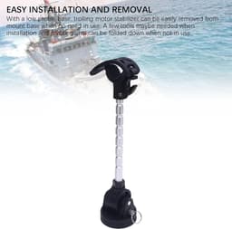 Trolling Motor Stabilizer Mount Vervanging voor Terrova voor Ulterra Trolling Motor Stabilizer MountTrolling SupportTrolling Holder MountVerstelbaar — thumbnail 3