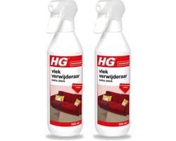 2 x HG - Woonkamer - Vlekverwijderaar Extra Sterk - In 30 Seconden Resultaat - 500 ml - Voordeelverpakking - 2 stuks