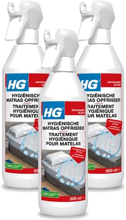 3 x HG - Hygiënische Matras Opfrisser - Werkt Na 30 Minuten - Neutraliseert Nare Geurtjes - 500 ml - Voordeelverpakking - 3 stuks — thumbnail 1