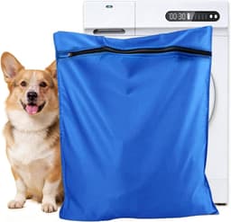 Honden- en kattenwaszak, grote waszak voor huisdieren, voorkomt haarblokkades in de wasmachine (65×70cm) — thumbnail 1