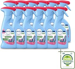 12 x Febreze – Textielspray – Roze Anjers – 375 ml - Grootverpakking - Vaatwasstrips - Textielgeur - Textielverzorging - Geurverwijdering - Textielspray - Roze Anjers — thumbnail 1