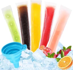 Popsicle Zakjes - Transparant - 27 x 5,5 cm - Herbruikbare IJs op een Stokje Zakjes - Voor Zelfgemaakt IJs — thumbnail 1
