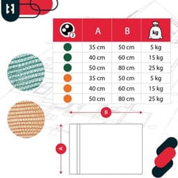 Raschelzak - Aardappel- en fruitzak - Groenteopslag - Netstructuur voor luchtcirculatie - 40 x 60 cm - Groen — thumbnail 2