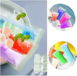 Ijszakken - Transparant - 5 x 28 cm - BPA-vrij Kunststof - Voor Gezonde Snacks — thumbnail 2