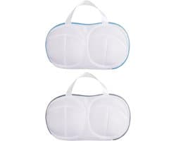 Beha-waszakken - Grijs - 29,5 x 15 cm - Duurzaam Polyester - Voor Ondergoed