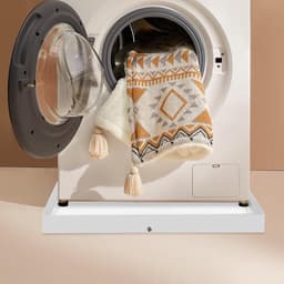 Wasmachine 81 x 76 x 6,3 cm opvangbak bodembak vaatwasbak roestvrijstalen waterbak voor wasmachines, drogers, vaatwassers, koelkasten — thumbnail 3