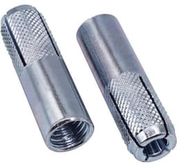 Ankers M10 - Wandpluggen Beton - Bevestigen Materialen - Gegalvaniseerd Staal - M10 x 40mm - Zilverkleurig — thumbnail 1