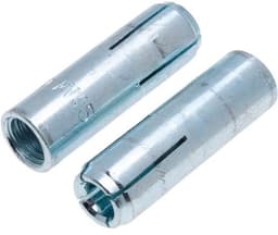 Inslagankers - Stalen expansieanker - Zware bevestiging - Interne schroefdraad - M10 10 stuks - Zilverkleurig — thumbnail 1