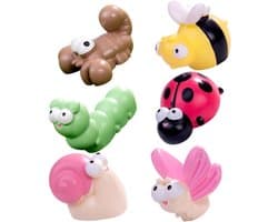 1set Miniatuur Dierfiguren Van Landschap Decoratie Schattige Hars Figuren Voor Tuin Balkon Bureau Creatieve Dier Ornamenten Gemengde Stijl