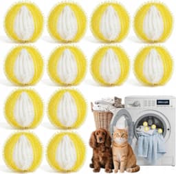 12x Wasballen - Verwijderen Huisdier Haar & Pluisjes uit Kleding — thumbnail 1