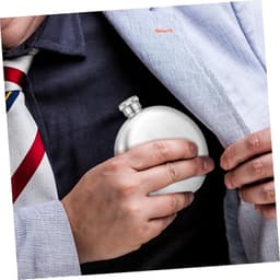 1set Rvs Heupfles Set Met Trechter Capaciteit Voor Whisky Alcohol Drank Draagbare Lekvrije Flessen Van Voedselveilige Staal Voor Feestjes — thumbnail 2