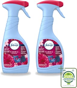 2 x Febreze – Textielspray – Robijn Jasmijn – 500 ml - Grootverpakking - Vaatwasstrips - Textielverfrisser - Textielgeur - Geurverwijdering - Jasmijngeur - Robijngeur — thumbnail 1