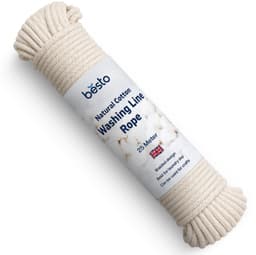 Multifunctionele Katoenen Waslijn, 25 Meter — thumbnail 1