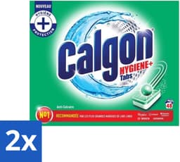2 x Calgon - Wasmachinereiniger - Tegen Kalkaanslag - 48 Tabletten - Wasmachinereiniger - Kalkverwijderaar - Wasmachineonderhoud - Wasmachinetabletten - Wasmachine Reiniging — thumbnail 1