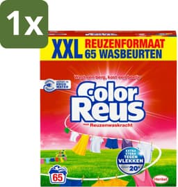 Color Reus - Waspoeder - Gekleurde Was - 65 Wasbeurten - 1 stuk — thumbnail 1