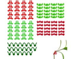 Groeiklemmen - 100 Stuks - Instelbare Planksteun - Ondersteuning Plantenschors - Verbeterde Luchtcirculatie - Herbruikbaar - Duurzaam - Plantsteun