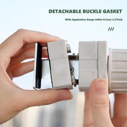 Zalati Kleding Droogrekken 2 stks Draagbare Roterende Clip-on Houder Wandmontage Kleding Bar voor Windows BadkamerTravel Hotel Home - Groen — thumbnail 4