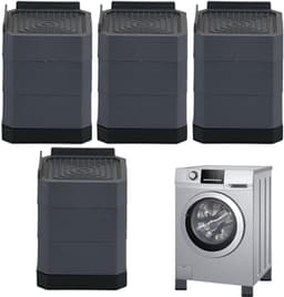 Meubelpoten Verhogers - Bank Verhogers Stoel - Apparaten Verplaatsen - Verstelbaar & Antislip - 17.7x9.2x9.2 cm - Grijs — thumbnail 1