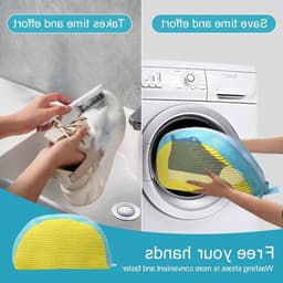 Schoenwaszak voor de wasmachine - Dikke waszak voor sneakers, gymschoenen en canvas schoenen met verhoogde wrijving — thumbnail 5