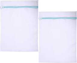 Waszakken, Ideaal voor Overhemden, Truien, Pantalons, Gordijnen, Beddengoed, 90 x 110 cm, Wasnet voor Wasmachine, Herbruikbare Waszak met Ritssluiting — thumbnail 1
