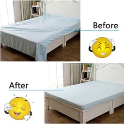 2 Pcs Sheet Support Straps Long Adjustable Bed Sheet Clips Adjustable Cross Tensioners for Fitted Sheet Compatible - ShopVlot — thumbnail 4