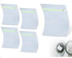 Waszakken Herbruikbaar - Set van 4 - Polyester Mesh - Antikreuk - Lichtgewicht - Ideaal voor Reis en Activiteiten - Wasnet