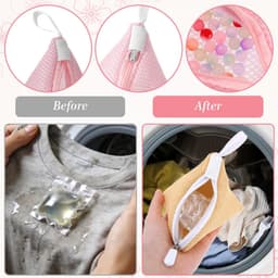 Solidchoice - Set van 4 Kleine Antikleef Waszakken voor Kleding — thumbnail 2