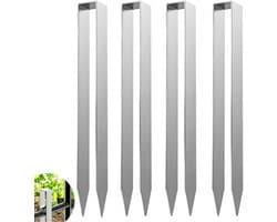 Omgoods - Set van 4 Grondankers voor Rozenbogen