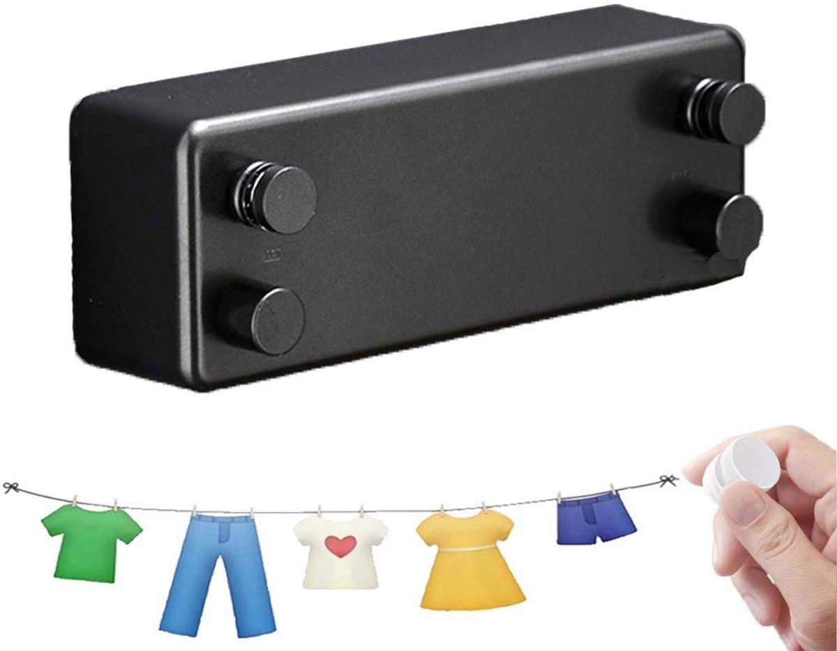 Retractable Clothesline - Roestvrij Stalen Kledinglijn 4.2m — afbeelding 1