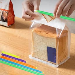 Zaksluiters - Sluitclips - Voedsel Bewaren - Herbruikbaar - 5 Maten - Multicolor — thumbnail 4