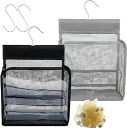 Wasknijperzak Set - Knijperhouder Mandje - Wassen Organiseren - Ophangbaar Ontwerp - 20 x 10 x 24 cm — thumbnail 1