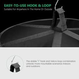Dailygoods- Droogrek 4 lagen - Hangend - Mesh - Inklapbaar - Voor kruiden/ bloemen - Compact ontwerp — thumbnail 4