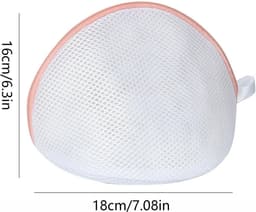 Herbruikbaar wasnet voor kleding en ondergoed, 3 stuks met ritssluiting voor veilig wassen — thumbnail 2