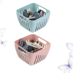 Wasknijpers - Droogklemmen Plastic - Kleding Drogen - Winddicht Sterke Klemkracht - 48 Stuks - Willekeurige Kleuren — thumbnail 5