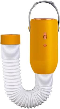 Draagbare wasdroger - sneldrogende en stille machine, draagbare wasdroger voor onderweg, voor badkamer, balkon, outdoor, binnen, woning, slaapzaal, camping, terras, keuken en andere ruimtes - wit — thumbnail 1