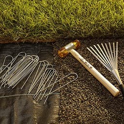 GardenMate 500 verzinkte aardankers van staaldraad 150 mm lang - 25 mm breed van staaldraad dikte 2,9 mm — thumbnail 2