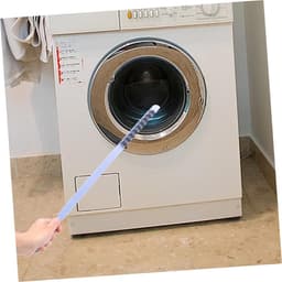 Wasmachine Borstel - Spleet Reiniger - Diepe Reiniging - Verlengd Handvat - 60 cm Lengte - Grijs — thumbnail 3