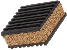 Dailygoods- Vibratiepads 4 Stuks - Antislip/Geluidsreductie - Duurzaam Rubber/Kurk - Voor Wasmachine/Loopband - Olie- en Weerbestendig - 2" x 2" x 7/8 - Geluidsisolatie — thumbnail 5