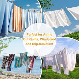 Wasknijpers met Mandje - Kledingklemmen Set - Kleding Drogen - Antislip en Windbestendig - 60 stuks - Zwart Wit — thumbnail 2